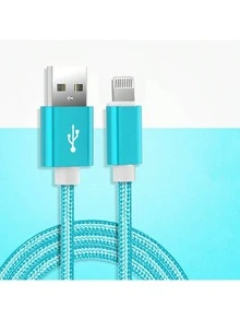 Nylon Braided USB Data Charging Cable For Compatible With IPhone 6 6S 7 8 Plus X XR XS 11 12 13 14 Pro Max 5SFor IPad Air 2 Fast Charging Cable