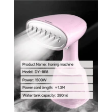 OBOVAY 1pc Professional Steam Iron, Handheld Fabric Garment Steamer, 1500W, Upright Travel, 280ml Mini Portable, Home & Travel Clothing Iron - EU E Type Plug(220-240V) - View 8