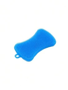 فرشاة غسيل الأطباق من السيليكون، فرشاة غسيل الأطباق ذات الوجهين، أدوات وإكسسوارات مطبخ صغيرة (طقم 3 قطع)