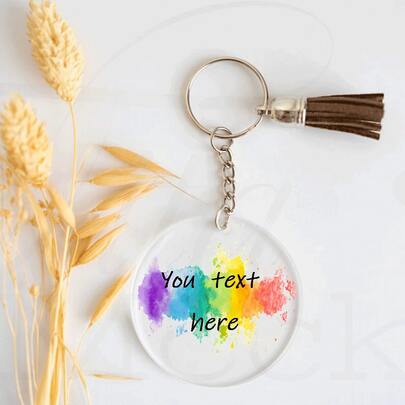 תמונה אחת, טקסט מחזיק מפתחות אקרילי מותאם אישית, מחזיק מפתחות, מחזיק מפתחות אקרילי עגול שקוף. מתנות חתונה, מתנות ליום נישואין, מתנות לבית, מתנות ליום האם, מתנות ליום האב, מתנות לאמא/אבא, מתנות בשבילו/לחבר/לבעל, מתנות לה/לחברה/לאישה, אביזרי ביגוד, עריכת ליל כל הקדושים, חבר, חברה, משפחה, חברים