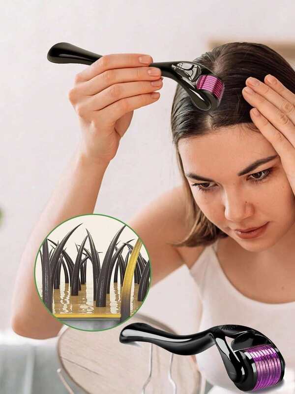 Rolă Derma cu microace 540/192 pentru față, scalp și păr facial, rolă facială cu injecție de aer MTS, instrument cosmetic pentru saloane de înfrumusețare/uz casnic, îngrijire facială, cadouri de Crăciun, frumusețe, produse de îngrijire a pielii, spa, îngrijire personală, instrumente de îngrijire a pielii, îngrijire facială, consumabile pentru estetician, masaj, instrument de masaj facial, rolă facială