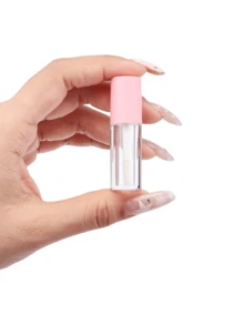 10支装大号圆形唇彩管，可重复使用DIY唇膏补充装，价格实惠，适合作为圣诞礼物、化妆品、化妆工具、平价好物、礼品、女士礼品、圣诞礼物、赠品、旅行必备。 - 粉色 - 查看 6