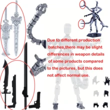 Accesorios de figura de acción T13 personalizados impresos en 3D, decoración de escritorio coleccionable con 13 articulaciones móviles, juguete posable T-13 impreso en 3D - Multicolor 2 - Ver 11