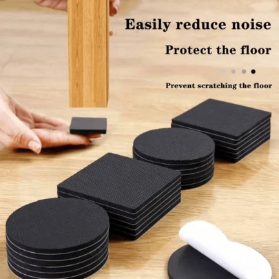 1 Set Can Be Cut At Will Multiple Chair Foot Mat Table Chair Table Foot Mat Table Corner Furniture Sofa Legs Quiet Wear Resistant Anti-Slip Protective Cover Stool Foot Mat Behind The Door Anti-Collision Mat