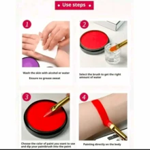 1pc Watercolor Paint, Water-Based, For Office, Study, Painting, Suitable For Drawing, Halloween, Christmas, Festivals, Carnivals, Parties, School Supplies, Back To School - Single Piece - View 8