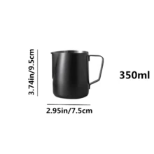 1 件不锈钢奶泡壶，厚款拿铁艺术牛奶蒸汽壶，咖啡店用品，带刻度的锥形喷嘴牛奶壶，专业奶泡杯，现代简约奶泡壶，耐用不锈钢牛奶壶，250ml/350ml/600ml/900ml，适合作为乔迁礼物，适用于咖啡馆、餐厅、花园、休闲酒吧、甜品店、家庭、办公室、拿铁艺术壶，打造完美的拿铁艺术和享受 - 彩色 - 查看 17