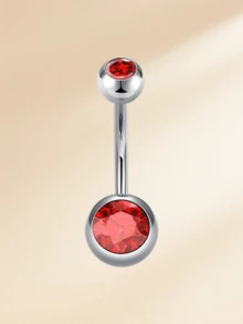 Nhẫn rốn bằng thép không gỉ Cubic Zirconia thời trang Nhẫn xỏ khuyên rốn Trang sức xỏ khuyên rốn Nhẫn rốn Nhẫn rốn Nhẫn rốn Trang sức xỏ khuyên rốn Nhẫn xỏ khuyên rốn 14G 6mm 8mm 10mm 12mm 14mm 16mm 18mm Nhẫn rốn cho nam nữ để trang trí hàng ngày - Vòng rốn - Xem 12