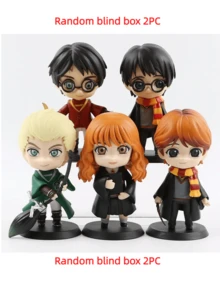 Harry Potter 哈利·波特！全新卡通哈利·波特角色盲盒，装饰品，盲猜盒，玩具，玩偶，桌面收藏品。创意礼物，适合周年纪念日、毕业季、感恩节、独立日、圣诞节、万圣节，以及送给家人和朋友的礼物。