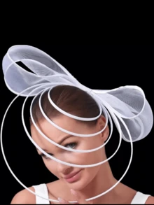 1 件肯塔基赛马会晚宴帽子女式复古新娘婚礼帽发夹黑色发饰新娘茶会帽子返校、小帽子、迷你帽子、迷你棒球帽、迷你高顶礼帽、发饰、学校用品、优雅、头饰、狂欢配饰 - 彩色 - 查看 15