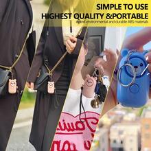 130dB Loud Safety Alarm Keychain] Personal Safety Alarm Keychain For Women - 130dB Loud Siren, Strobe LED Flashlight, Emergency Security Device For Elderly & Men - Multicolor - View 7