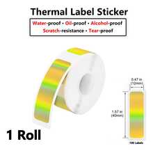 D30 Label Tape, 12x40mm White Thermal Label Paper For Phomemo D30 Labels Tape Printer Maker Tape Refill Replacement For Print Master D30 Labels Refill 12mm X 40mm (0.47 X 1.57 Inch) White/Color,For Vretti HP3, HP4, For MARKLIFE P11, For Phomemo D30, M110, D35, Q30 Printers. - Multicolor - View 17