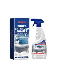 Bathroom Foam Cleaning Spray - This Multi-Functional Bathroom And Bathtub Cleaner Can Remove Stains And Dirt With Its Foaming Action. It Softens Surfaces And Enhances The Penetrating Power Of Detergents, Providing Stable Foam For Improved Cleaning Performance. The Strong Penetrating Formula Quickly Dissolves Common Bathroom Limescale And Soap Scum, Keeping Surfaces Smooth Without Damaging Various Bathroom Materials.