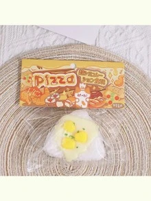 热门动漫人物微缩模型小玩意，可爱玉米汤饭团软萌玩具，逼真食物软萌奶油酱三角饭团，焦糖吐司玩具套装！ - 彩色 - 查看 5