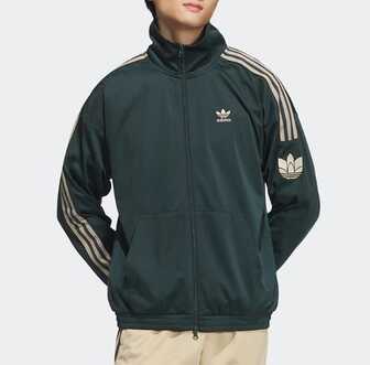 Adidas Jaqueta Esportiva de Manga Longa Vintage Masculina RT TT U2