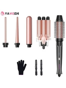 YAWEEN 卷发器 5 合 1 快速加热 专业卷发器 适合所有发质 - 英規插(220-240V) - 查看 1