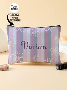 Brand New Makeup Bag, Customized Photo Makeup Bag, Can Be Customized According To Your Unique Design. This Lightweight Waterproof Canvas Zipper Makeup Bag Is Also Perfect For Coin Wallets, Pencil Cases, Shopping, Dates, Vacations, Travel, Festivals, Parties, Or As A Gift