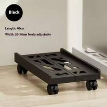 Adjustable Mobile CPU Stand Ventilated Computer Tower Stand PC Tower Stand With 4 Caster Wheels Fits Most PC Under Desk Holder