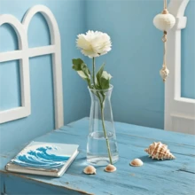 1/5/10/8 buc Vaze din plastic de înaltă calitate, în stil diamant, transparente, lucrate manual, potrivite pentru diverse buchete de flori și aranjamente decorative, ideale pentru sărbători, casă, masă, accesorii pentru petreceri de nuntă, vaze cilindrice din plastic durabile cu laterale netede și transparente, potrivite pentru aranjamente florale centrale și uz zilnic, model geometric contemporan, plastic transparent