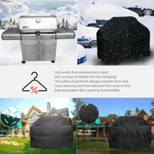 Heavy Duty Mobility Scooter Storage Cover Rain Dust UV Protector Waterproof UK - Black - View 9