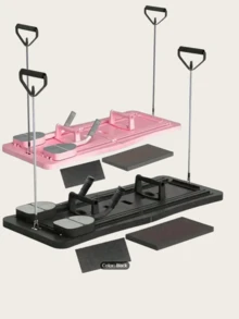 Juego multifuncional de 5 en 1 de discos deslizantes plegables de Pilates, juego de moldeado de Pilates, tabla deslizante, rueda abdominal para entrenamiento del core, fitness, uso doméstico, gimnasio, yoga
