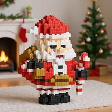 Zestaw klocków świątecznych 2025, odpowiedni dla dorosłych i nastolatków, prezenty na Wielkanoc, Halloween i Boże Narodzenie, gry imprezowe, wystrój biura i domu, rękodzieło DIY, kreatywne zabawki łączące