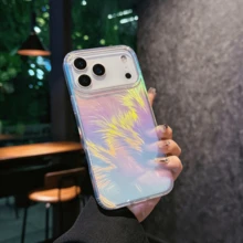 Ốp điện thoại từ tính chống sốc tương thích với iPhone 17, 16 Pro Max, họa tiết lông vũ nhiều màu sắc, bảo vệ từ tính cho các dòng 13/14/15/16Pro, chống nước, chống sốc, chống rơi, chống trầy xước, quà tặng mùa xuân. - Nhiều màu - Xem 40