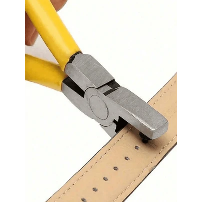 1pc 2mm Universal Watch Band Plier, Strap Hole Puncher, Punch Hole Tool, Tag Eyelet Punching Machine, Watch Band Punch,Back To School,School Supplies