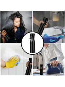 1pc Fine Mist Continuous Spray Bottle, Automatic High Pressure Atomizer Spray Bottle Without Aerosol, Suitable For Hairstyling, Cleaning, Gardening, Cosmetic Water Container, Hair And Face Mist, Refillable - Multicolor - View 5