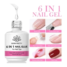 Born Pretty Magic Gel Nail Polish Remover With New Upgraded Gentle Formula,Faster &Amp; Easier &Amp; Cleaner &Amp; Safer Professional Nail Polish Remover In 3-5 Minutes,No Need For Foil Soaking Or Wrapping - ColorX - 查看 9
