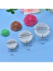 Moules en silicone multi-tailles pour boutons de rose, outils de fabrication de résine, décoration de fête d'anniversaire, cadeaux de la fête des mères