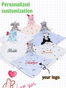 [مطرز بالطلب] بطانية حيوانات مخملية مخصصة قطعة واحدة البلوش، دمية ناعمة جميلة، هدية تذكارية مخصصة، مناسبة لعيد الطفل، عيد الميلاد، ، عيد الميلاد - هدية مثالية للأطفال، الأصدقاء، الصديقات، الأمهات - رائعة للعطلات، المناسبات الخاصة، الأطفال