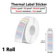 D30 Label Tape, 12x40mm White Thermal Label Paper For Phomemo D30 Labels Tape Printer Maker Tape Refill Replacement For Print Master D30 Labels Refill 12mm X 40mm (0.47 X 1.57 Inch) White/Color,For Vretti HP3, HP4, For MARKLIFE P11, For Phomemo D30, M110, D35, Q30 Printers. - Multicolor - View 16