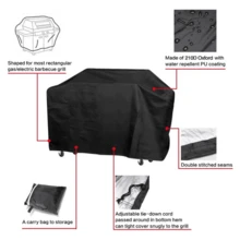 Heavy Duty Mobility Scooter Storage Cover Rain Dust UV Protector Waterproof UK - Black - View 11