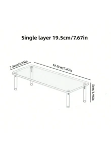 1pc Acrylic Jewelry Display Stand, 1/2/3/4 Tier Jewelry Display Rack, Cosmetic & Perfume Display Stand, Antique Jewelry Display Rack For Displaying Accessories, Jewelry, Perfume, Cosmetics