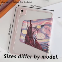 360° 旋转和可折叠平板电脑保护套，兼容 iPad 11/A16/10th/Air4/5/6/Pro 12.9/2024/2025/2020/2021/2022/2023/10.2/10.9/Mini7，适用于 Galaxy Tab A8/A9 Plus/S6 Lite/S7/S9FE PLUS，非常适合工作、旅行和家庭使用 - 彩色 - 查看 5