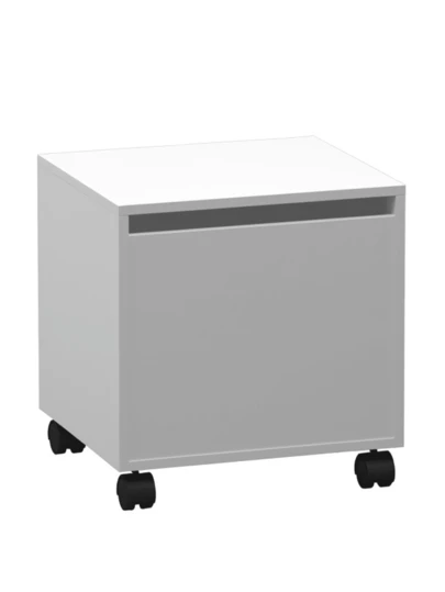 Bau Multiuso Brinquedos Sala Quarto Na Cor Branco