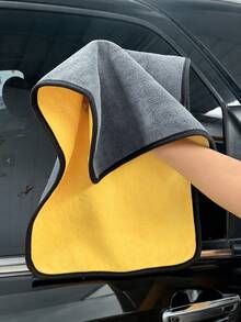 Cleaning Cloth,1/3/5/10pcs High Density Coral Fleece Car Wash Towels, Double-Sided Thick Absorbent Automotive Cleaning Cloths, Glass Wiping Rags, Suitable For Auto Repair Shops, Hotels And Restaurants Cleaning