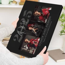 1 peça de impressão em tela personalizada com moldura de madeira de pinho - arte de parede personalizada para quarto, sala de estar, personalização criativa de pôster, arte de parede em tela personalizada, pôsteres para quarto, memórias de viagem personalizadas, moldura opcional