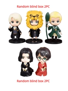 Harry Potter 哈利·波特！全新卡通哈利·波特角色盲盒，装饰品，盲猜盒，玩具，玩偶，桌面收藏品。创意礼物，适合周年纪念日、毕业季、感恩节、独立日、圣诞节、万圣节，以及送给家人和朋友的礼物。 - 彩色 - 查看 20
