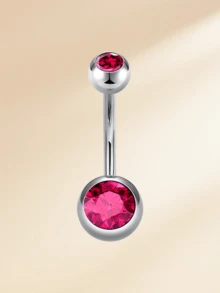 Nhẫn rốn bằng thép không gỉ Cubic Zirconia thời trang Nhẫn xỏ khuyên rốn Trang sức xỏ khuyên rốn Nhẫn rốn Nhẫn rốn Nhẫn rốn Trang sức xỏ khuyên rốn Nhẫn xỏ khuyên rốn 14G 6mm 8mm 10mm 12mm 14mm 16mm 18mm Nhẫn rốn cho nam nữ để trang trí hàng ngày - Vòng rốn - Xem 17