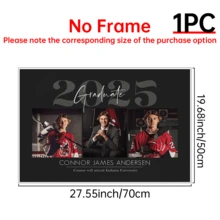 1 peça de impressão em tela personalizada com moldura de madeira de pinho - arte de parede personalizada para quarto, sala de estar, personalização criativa de pôster, arte de parede em tela personalizada, pôsteres para quarto, memórias de viagem personalizadas, moldura opcional