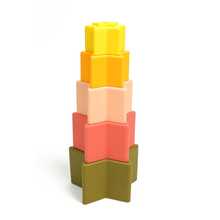 1 Set Stacking Cups, Baby Early Education Cognitive Puzzle Toys, Pentagram Shape, Suitable For Bathroom, Beach And Pool. Random Color. School, Student, Stationery, School Supplies, Halloween Decoration, Newborn Toys, Educational Learning, 18 Months Toys, Children's Pool, Bath Toys, Baby Tethers, Tummy Time, Preschool Toys