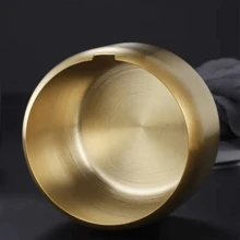 Stainless Steel Spice Jar Set With Spoons - 金色 - 查看 6