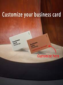 200 piezas de 9*5.4cm Tarjetas de visita personalizadas con logotipo y texto personalizadas, la mejor opción para clientes, amigos, socios, oficina/empresa/tarjeta personal