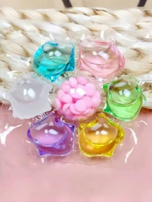 20/10/5/1片 七色网格洗衣香氛珠，持久清新添加剂，家居香氛洗衣珠，保持衣物洁净芬芳，适用于清洁衣物、窗帘、床上用品、家居装饰、圣诞节等，用量根据个人喜好而定。 - 彩色 - 查看 10