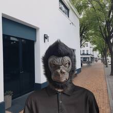 万圣节南瓜恐怖魔鬼面具、圣诞节小丑圣诞老人女巫面具、动物狼鹰手套袜子、猫蛇鲨鱼猪狗恐龙兔子马面具、派对角色扮演服装道具 - 彩色 - 查看 31