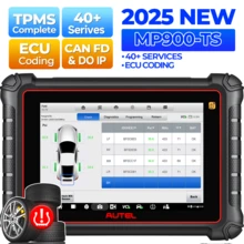 Autel MaxiPro MP900TS Android 11 All System Diagnostic Scanner With TPMS Relearn Rest Programming Upgraded Of MP808TS - black red - View 1