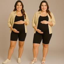 Maternity Leggings - Negro - Ver 1