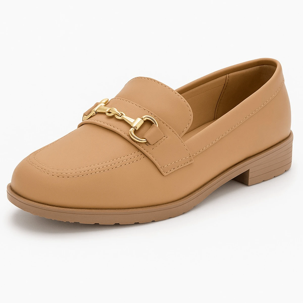Original Women's Square Toe Moccasin Shoe - Beis - Ver 1