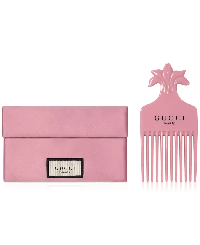 Gucci 化妆包化妆品化妆包内粉色碎花收纳包便携美发紫色梳子 - 粉色 - 查看 1